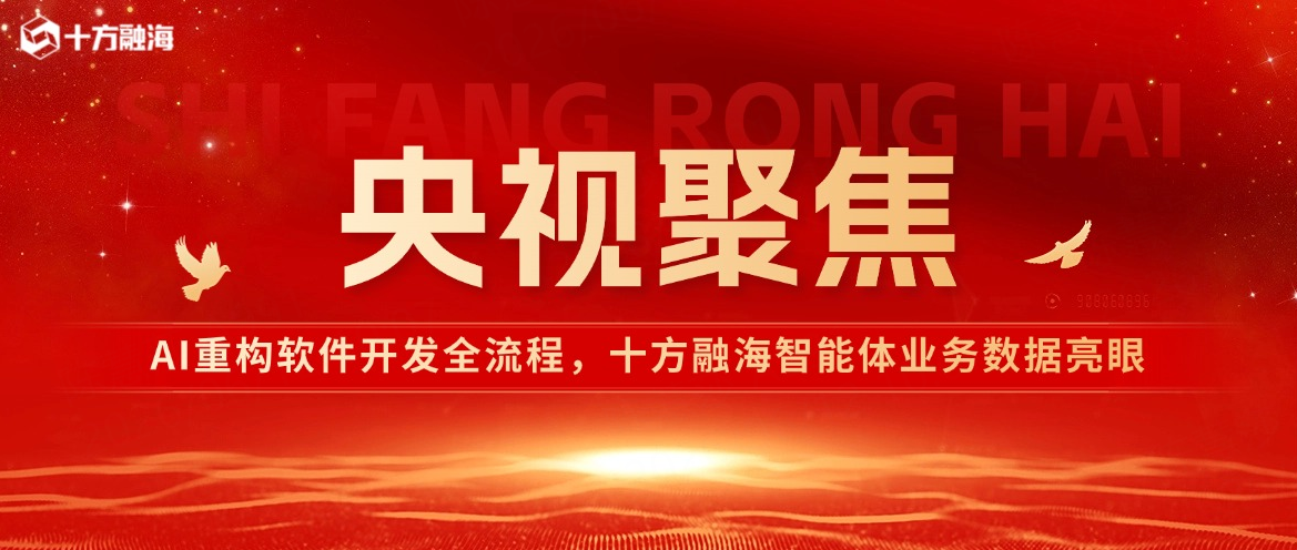 央视聚焦:AI重构软件开发全流程,十方融海智能体业务数据亮眼